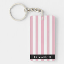 Rosa Rand, Stripe Mönster, Linjer, Ditt namn