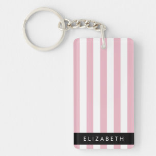 Rosa Rand, Stripe Mönster, Linjer, Ditt namn