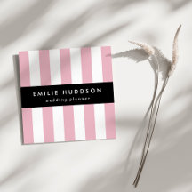 Rosa Rand, Vita Rand, Stripe Mönster