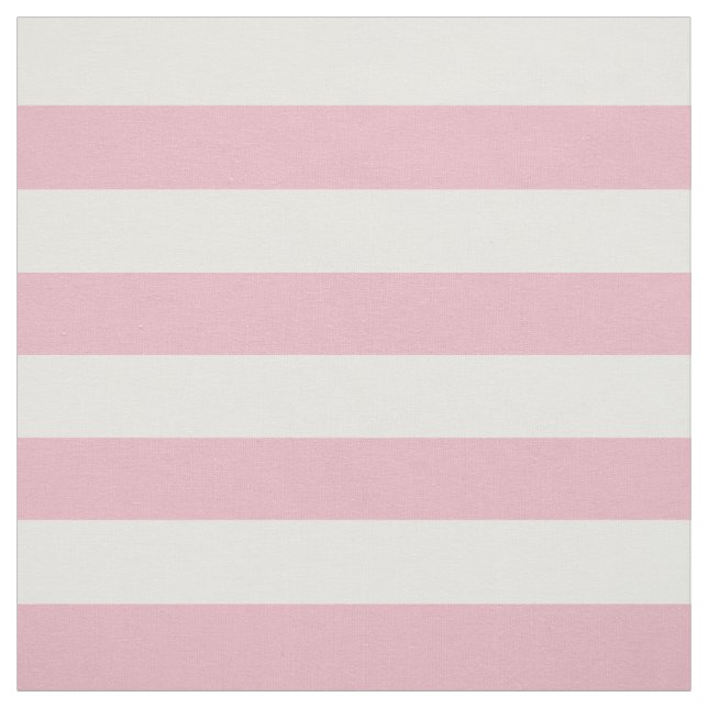 Rosa Rand, Vita Rand, Stripe Mönster Tyg (Provkarta)
