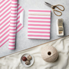 Rosa Rand Wrapping Papper Presentpapper