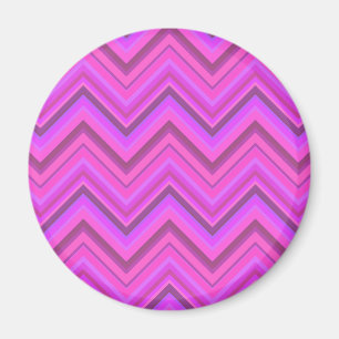 Rosa rand zigzag mönster magnet