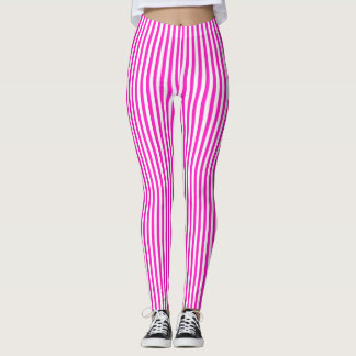 Rosa randar leggings