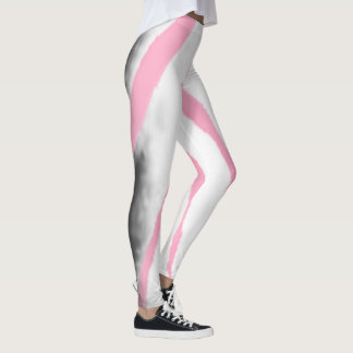 Rosa Ränder Leggings