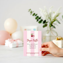 Rosa randig körsbärsaccent blöja-lottteri