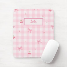 Rosa randig körsbärsbåge Scriptnamn Design
