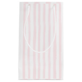 Rosa randig presentbag