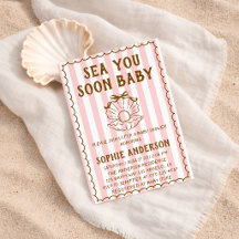 Rosa Randiga Hav Ser Dig Snart Baby Baby Shower