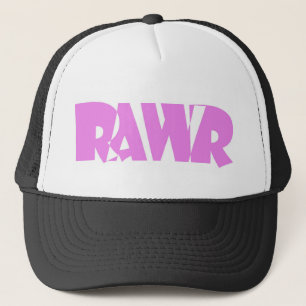 Rosa Rawr hatt Truckerkeps