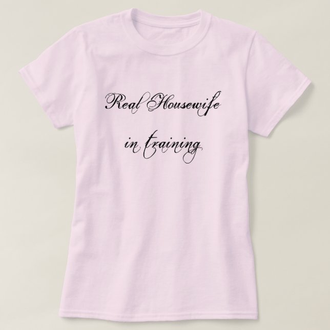 Rosa-Real Housefru in Training 3/4 sleeve jersey- Tee Shirt (Design framsida)