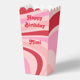 Rosa Red Abstrakt Mönster Trendig Presentaskar