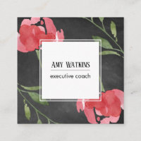 Rosa Red Abstrakt Ro Buds Chalkboard Background