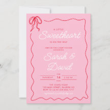 Rosa Red Baby Shower, lilla Valentinesen  Red Baby
