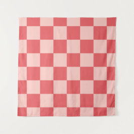 Rosa Red Checkered Gingham Mönster