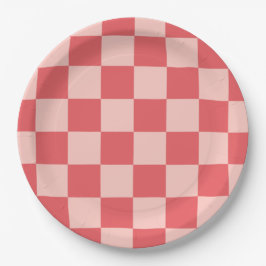Rosa Red Checkered Gingham Mönster