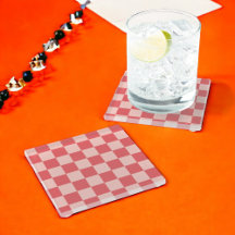 Rosa Red Checkered Gingham Mönster