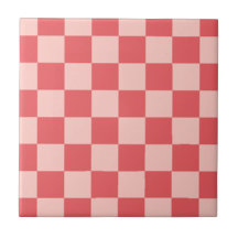 Rosa Red Checkered Gingham Mönster