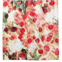 Rosa Red Dirty Polka Dot Grunge