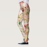 Rosa Red Gult Grönt Trendig Modern Abstrakt Leggings<br><div class="desc">Rosa Red Gult Grönt Trendig Modern Abstrakt Template Leggings.</div>