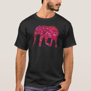 Rosa Red Heart Valentines day Gift for Women Girls T Shirt