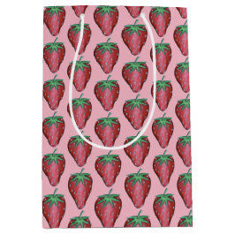 Rosa Red Juicy Strawberry Strawberry Frukt Print