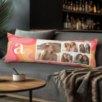Rosa Red Organic Kurvor Mod Monogram Photo Collage