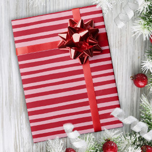 Rosa Red Rand Cute Hand plockade Quirky jul Presentpapper