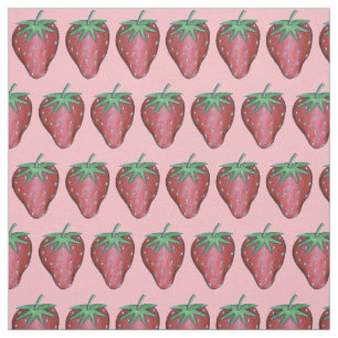 Rosa Red Strawberry Summer Berries Garden Berry Tyg