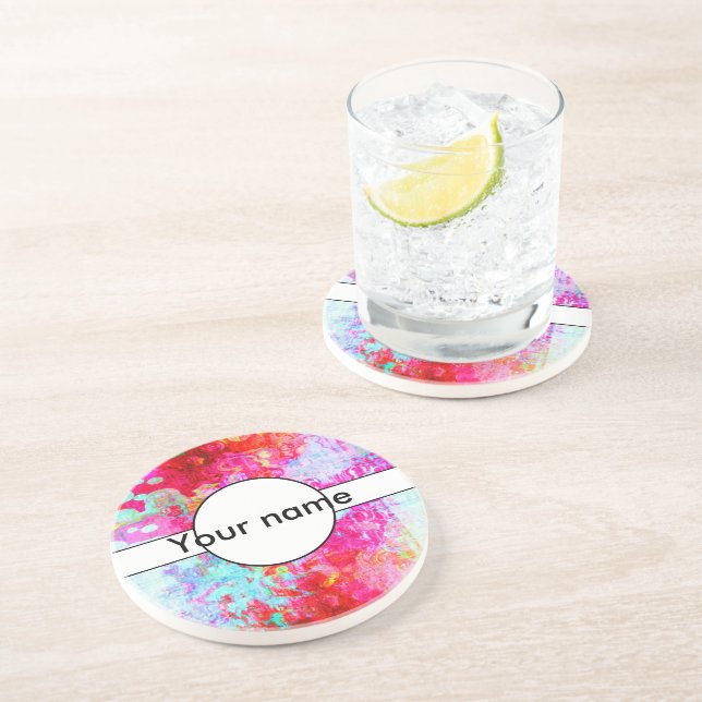 Rosa Red struktur Underlägg (Sidan)