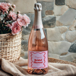 Rosa Red Vågigt Gräns Möhippa