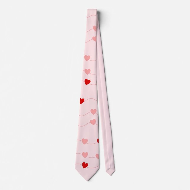  Rosa Red Valentines day String of Hearts Slips (Framsida)