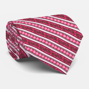 Rosa Red White Black Valentiness Hearts & Flowers Slips