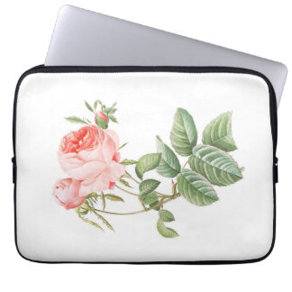 Rosa Redouté Vintage Rose Laptop Fodral