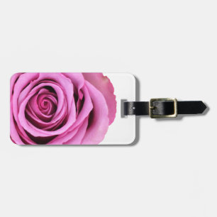 Rosa resväskemärke bagagebricka