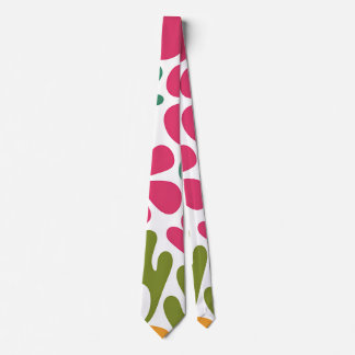 Rosa Retro Blommig Groovy Mönster Slips