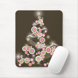 Rosa Retro Circles Chic Sparkling Julgran Musmatta