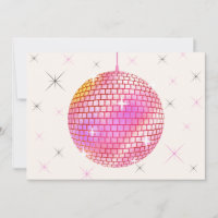 Rosa retro disco ljus