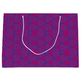 Rosa retro geometriskt mönster