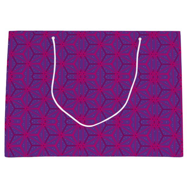 Rosa retro geometriskt mönster  (Framsidan)