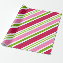 Rosa Retro Godis Jul Presentpapper