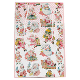 Rosa Retro Groovy Jultomten jul