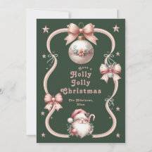 Rosa Retro-julen Jultomten