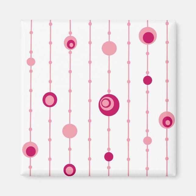 Rosa-retrocirklar, magnet (Framsidan)