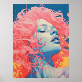 Rosa Reverie: Feminitetens inneboende betydelse Poster