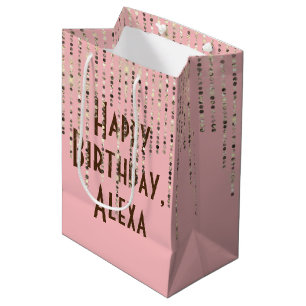  Rosa Rhinestone Bling Birthday