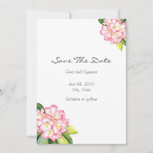 rosa Rhod Watercolor Spara Datumet