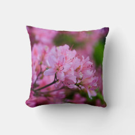 Rosa Rhododendron Dekorativ kudde