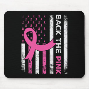 Rosa Ribbon American Flagga Breast Cancer Awaren Musmatta