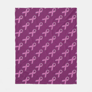 Rosa Ribbon Awareness Carbon Fiber Fleecefilt