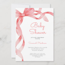 Rosa Ribbon Baby Shower